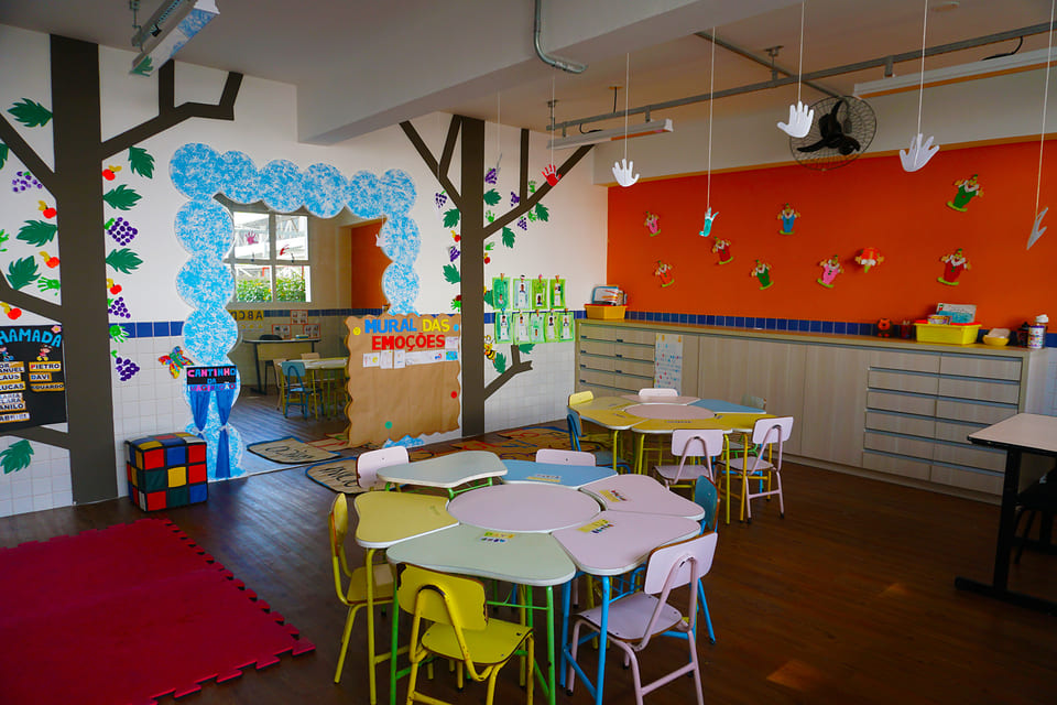 Sala de aula da Educação Infantil